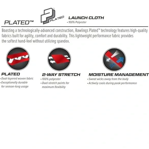 NWOT Rawlings Pro-Dri Adult Baseball Pants XL Semi-Relaxed Fit - Picture 3 of 16